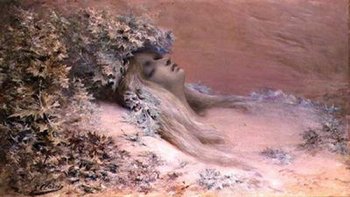 'Ophelia in the Thistles' by Georges Clairin