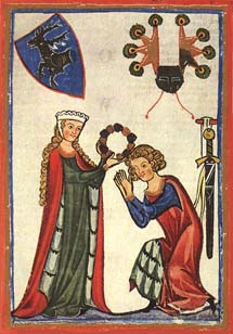 Image: 'Courtly Love' (artist unknown)