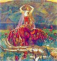 Painting: 'La Belle Dame sans Merci' by Frank Cowper