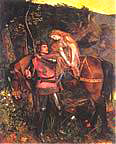 Painting: 'La Belle Dame sans Merci' by Arthur Hughes