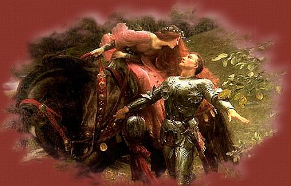 Painting: 'La Belle Dame
        Sans Merci' by Sir Frank Dicksee